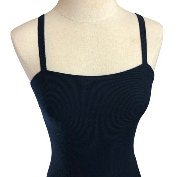 HOLLISTER Navy Blue Slim Tank Bodysuit Size Small. NWOT! - Picture 3 of 7